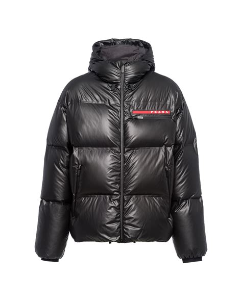 prada coat black